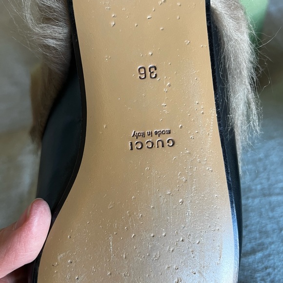 GUCCI Princeton Fur Mules - Picture 5 of 15